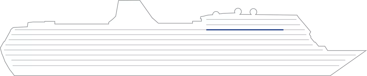 Experience ship outline stateroom S