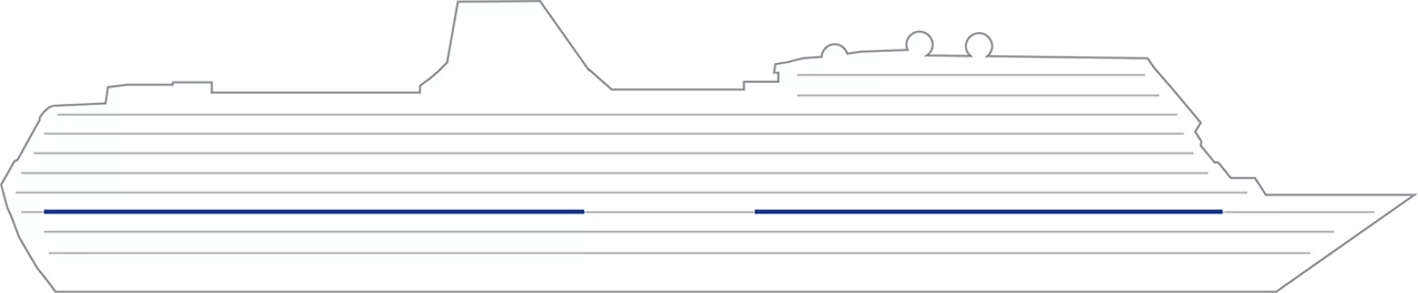 Experience ship outline stateroom XC